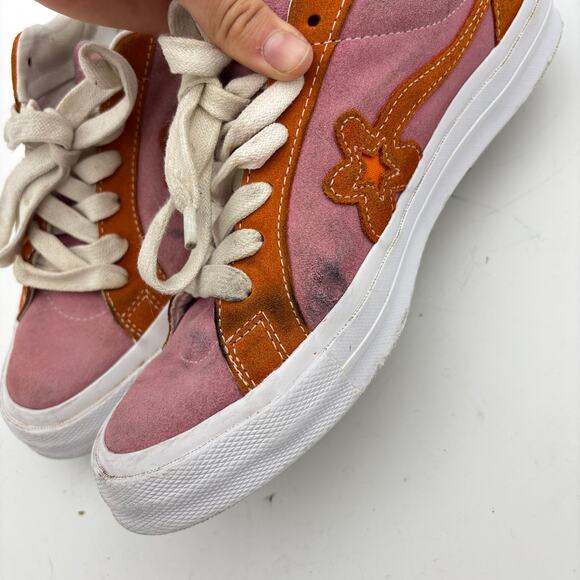 Converse Golf Le Fleur x One Star Ox Candy Pink Shoes Sneakers Women's 8.5 - Picture 14 of 15